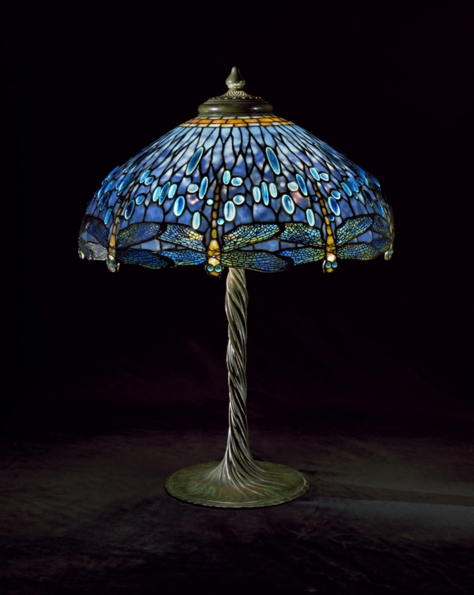 Настольная лампа "Стрекоза" от Tiffany