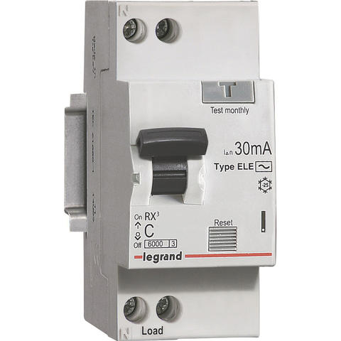 Выключатель автоматический  дифференциального тока АВДТ RX3 1П+Н 25 А 30мА тип АС