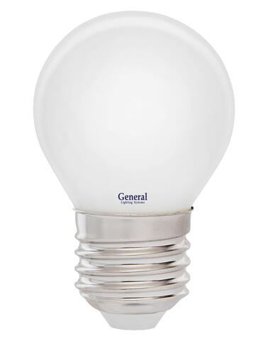 Лампа GLDEN-G45S-М-8-230-E27-4500  1/10/100