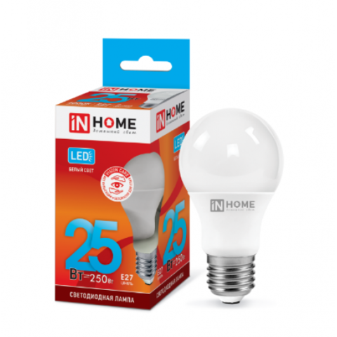 Лампа светодиодная LED-A70-VC 25Вт 230В Е27 6500К 2250Лм IN HOME