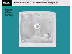Пластиковый светильник сенсорный Каре-1